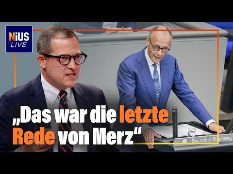 Merz-Rede im Bundestag: Julia Klöckner droht, die AfD rauszuschmeißen | NIUS Live
