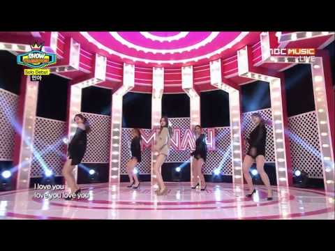 [Comeback Stage] 150318 Girl's Day Minah I am a woman too @ MBC Show Champion