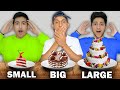 Small Medium Or Large Food Challenge | Most Large Food Wins 1 Lakh Rupees 😍 - Garena Free Fire