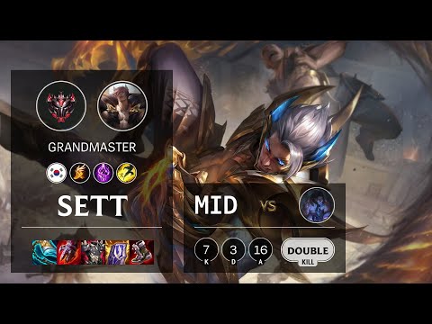 Sett Mid vs Sylas - KR Grandmaster Patch 11.6