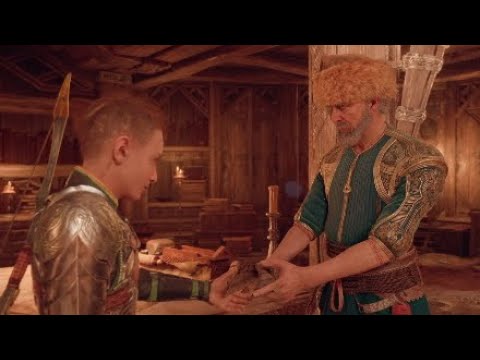 Atreus Returns To Asgard To Finish Assembling The Mask - God Of War Ragnarok (PS4)
