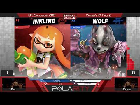 CFL Smackdown 208 Ultimate - Dyr (Inkling) vs Caskan (Wolf) - Winners R4 Pool 2