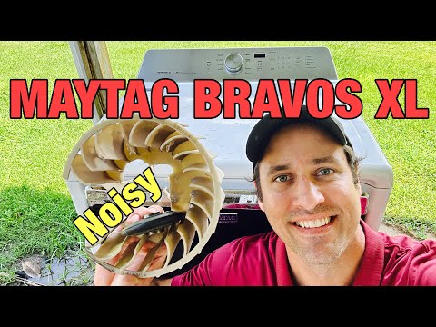Why This BIGGIN Maytag Bravos XL Dryer Is So Noisy | Quick Blower Wheel & Roller Fix | MEDB835DW4