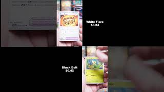 Pack battle 3 for Black Bolt vs White Flare. #pokemon #fyp #pokemoncommunity #packbattle