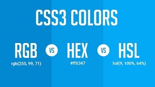 RGB vs HEX vs HSL हिंदी में