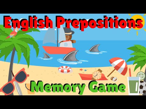 Prepositions Memory Game