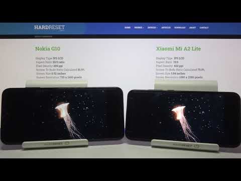 Nokia G10 vs Xiaomi Mi A2 Lite - Display Details Comparison
