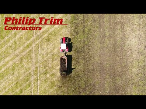 Phillip Trim Contractors at Muck spreading - Drone4k/Go-pro4k