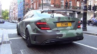 Camo Mercedes C63 Black Series w/IPE - Brutal Sounds