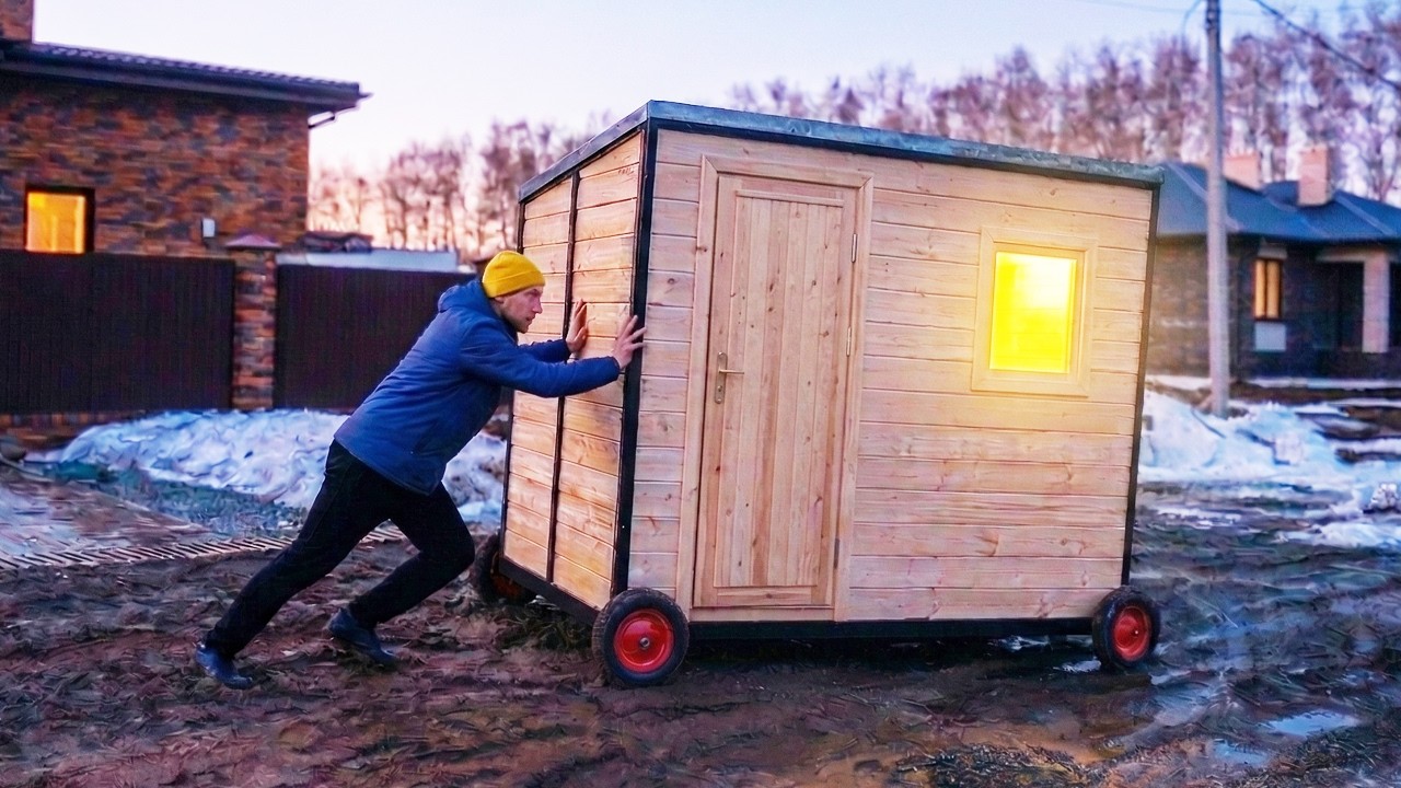 La mini-maison idéale pour l'été : Pliable et fonctionnelle 🏠☀️
