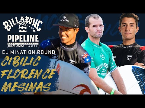 Cibilic, I. Florence, Mesinas Billabong Pro Pipeline - Men's Elimination Round Heat Replay