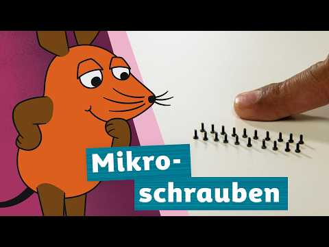 Wie werden Mikroschrauben hergestellt? | Die Maus | WDR