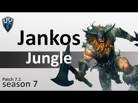 H2K Jankos: Olaf vs Graves | Jungle | EUW LOL | Patch 7.1 | Season7