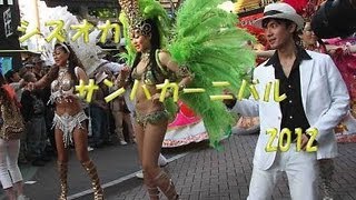 preview picture of video '５日、「SHIZUOKAサンバ・カーニバル2012」のサンバパレードを楽しむ！'