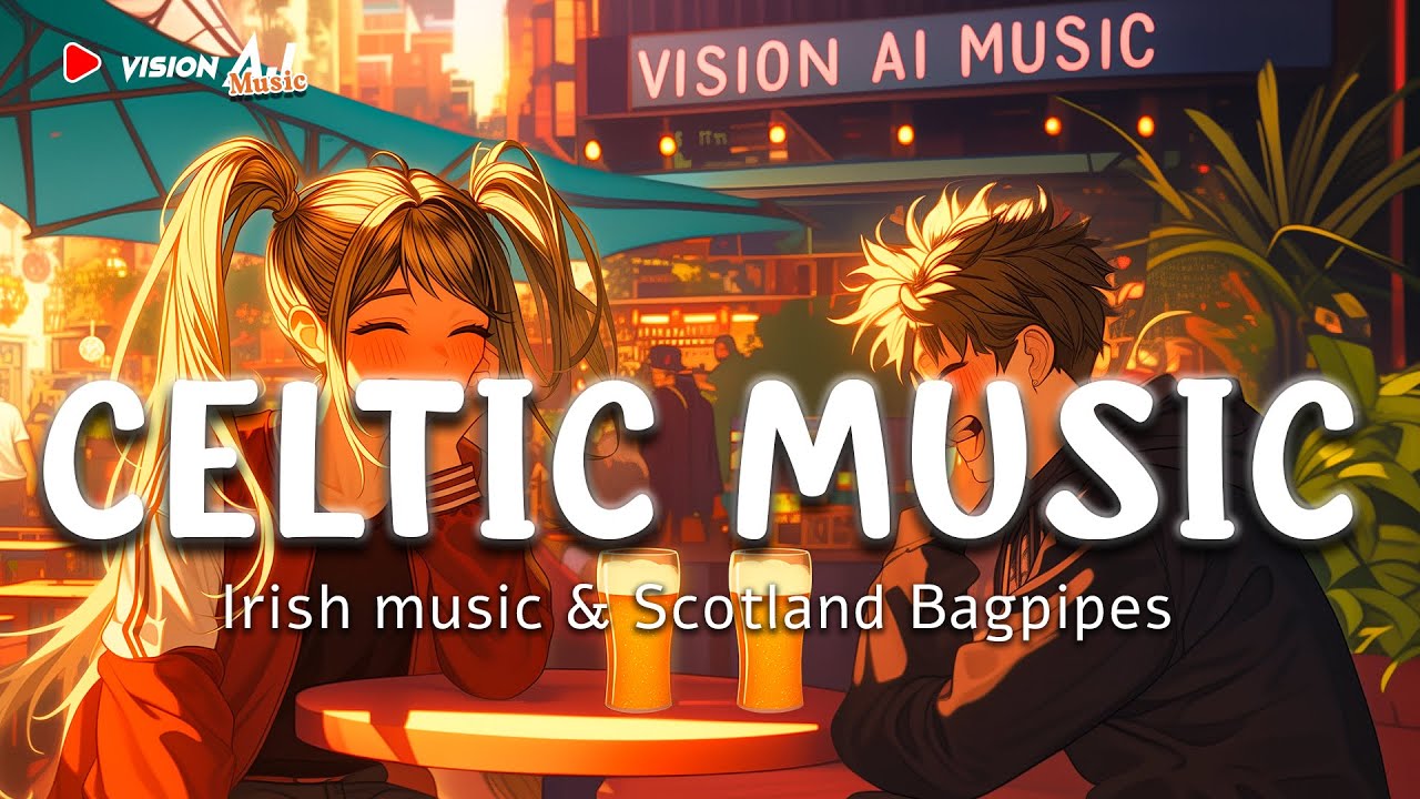 🍀 CELTIC MUSIC - Irish rock & Scotland Bagpipes 🎻 La saint Patrick à la maison 🍺