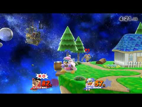 SSB4 Wii U Little Mac Vs Dedede