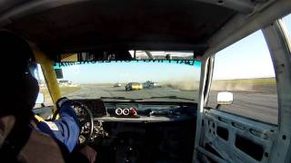 24 Hours of LeMons spin out - Buttonwillow 2011
