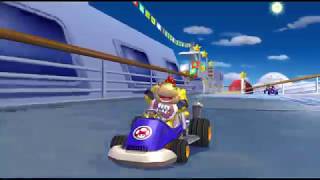 Mario Kart Double Dash - Fast CPUs Code (Hard Mode) Mirror Mode Gameplay 60fps