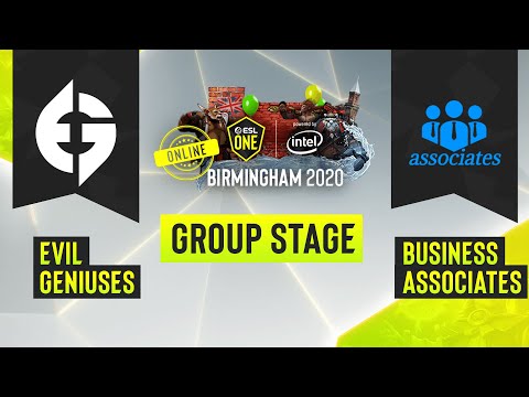 Dota2 - Evil Geniuses vs. business associates - Game 3 - ESL One Birmingham 2020 - Group Stage - NA