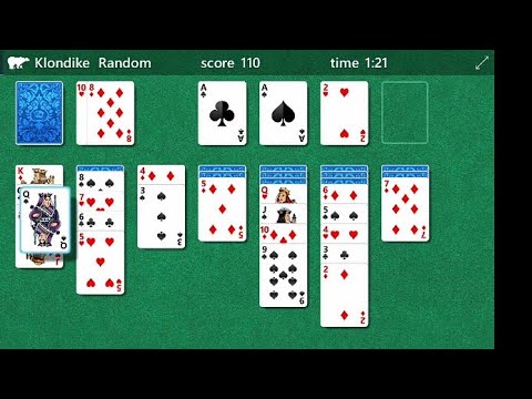 solitaire card game gameplay walkthrough - YouTube