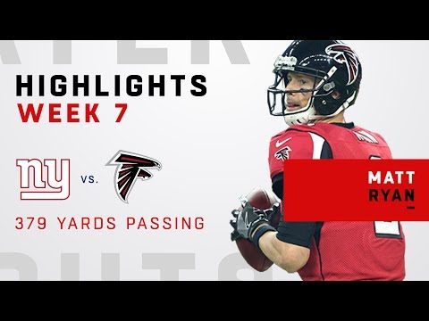 Matt Ryan Goes Off w/ 379 Passing Yards vs. Giants!