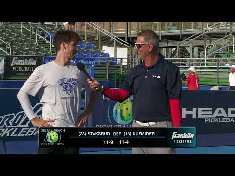 2022 APP Tour Delray Beach Open: Pro Men's & Women's Singles