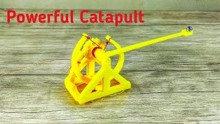 3D Printed Powerful Catapult From Thingiverse