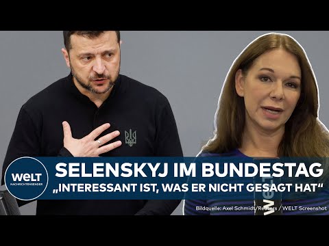 BUNDESTAG: Überraschung bei Rede von Selenskyj! "Interessant ist, was er nicht gesagt hat"