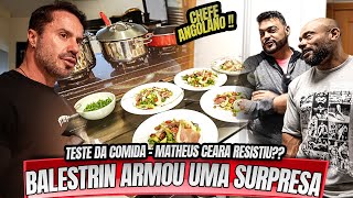 TESTE DA COMIDA - BALESTRIN E CARIANI ARMARAM UMA SURPRESA PARA MATHEUS CEARA !!