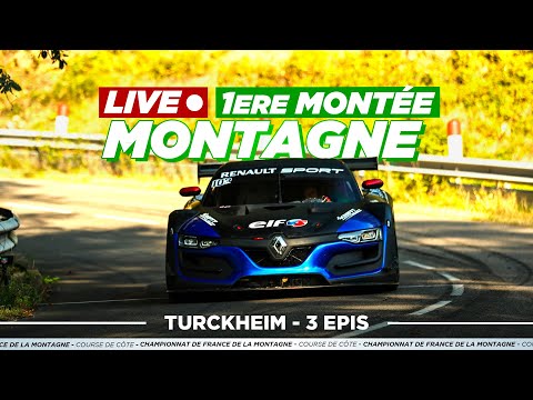 #Direct : 1ère Montée de course de la 69ème Course de Côte de Turckheim 3 Epis