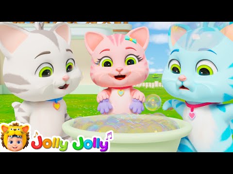 três pequenos gatinhos | canções para crianças | Jolly Jolly - Músicas Infantis em Português