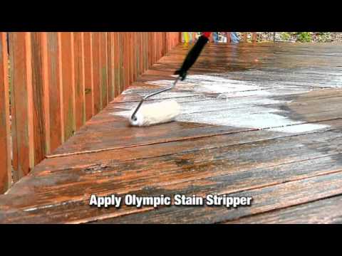 How to Strip Old Wood or Deck Stain or Paint