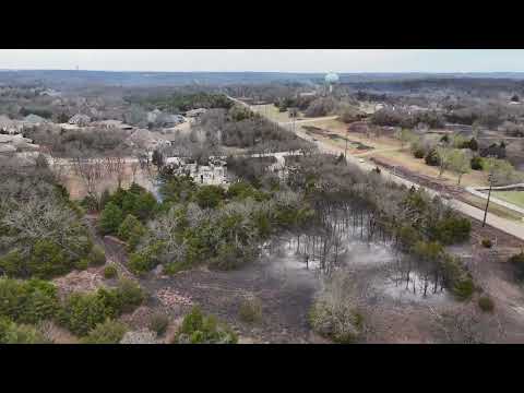Drone Footage Captures Devastation Across Oklahoma Town Following Wildfires