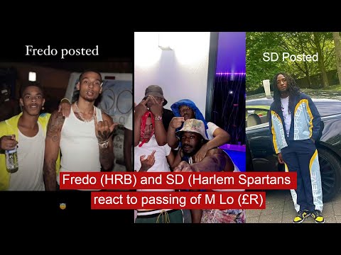 Fredo HRB and SD Harlem Spartans react to passing of M Lo £R