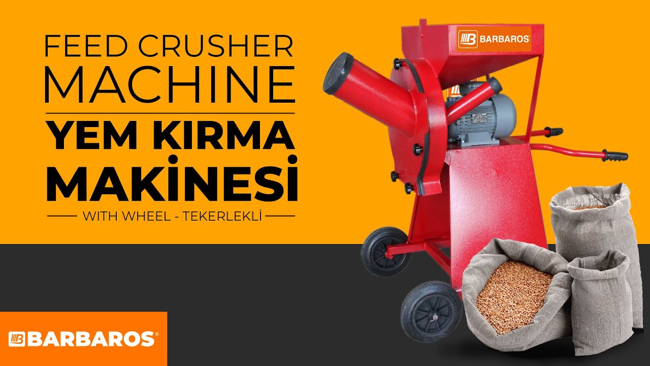 Feed Preparation Machines Barbaros Tekerlekli Yem Kırma Makinesi
