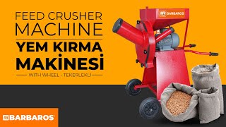 Barbaros Tekerlekli Yem Kırma Makinesi