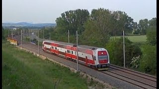 preview picture of video 'Škoda CityElefant EMU unit 671 (ZSSK 671.003) Jánošík @ Os 3318 - Ivanovce / Beckov'