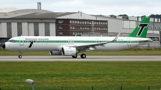 New Transavia Airlines Retro Livery Delivery Flight From The Airbus Factory To Amsterdam & More (4K)