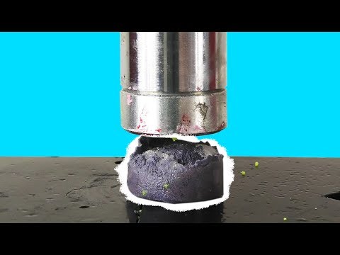 HYDRAULISCHE PRESSE vs. GEFRORENEN SCHLEIM | Die ExEx-Show