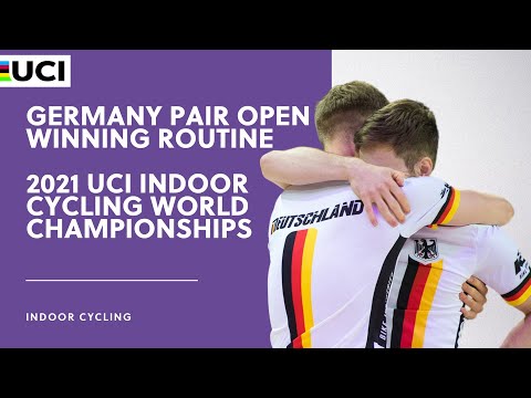 Pair Open winning routine | 2021 UCI Indoor Cycling World Championships