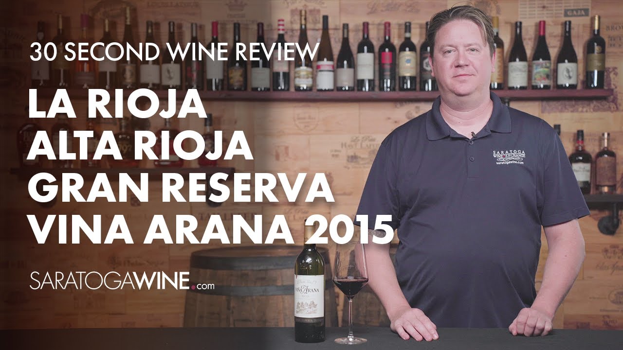 Watch La Rioja Alta Rioja Gran Reserva Vina Arana 2015 | 30 Second Wine Review Now La Rioja Alta Rioja Gran Reserva Vina Arana 2015 | 30 Second Wine Review
