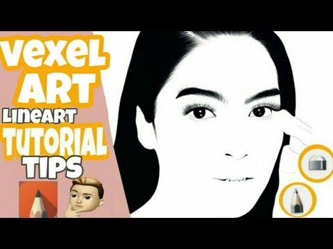 VEXEL ART LINE ART TUTORIAL - CLEAN LINE ART!