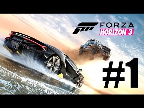 Forza Horizon 3 Gameplay Walkthrough : Part #1 Intro Xbox One 1080p 60fps