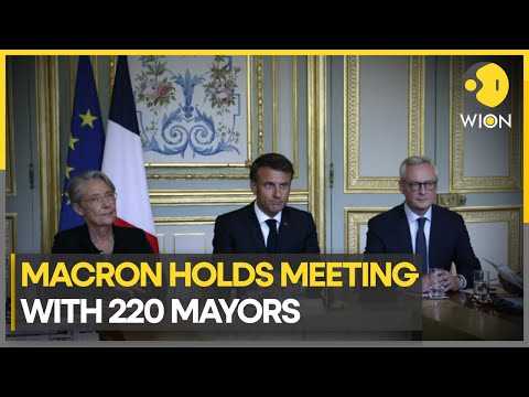 France: Emmanuel Macron says riots 'peak' has passed at meeting with local mayors | WION