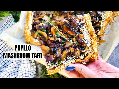 This Mushroom Tart Recipe is Insanely Delicious! The Best Appetizer or Side to Impress Anyone!