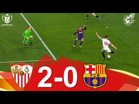 RESUMEN | Sevilla FC 2-0 FC Barcelona | Ida de las semifinales de la Copa de SM el Rey