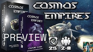 "Cosmos: Empires" and "Culture Clash" Expansion Preview on Gamefound