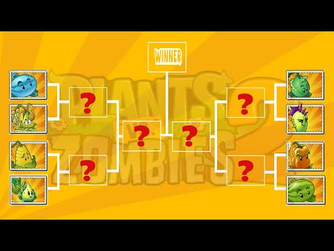 PvZ 2 - Tournament ALL PULT Plants - Who Will Win?