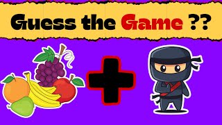 Guess the game by emojies #logicalstation #quiz #brainteasers #riddles #riddlejourney #logical