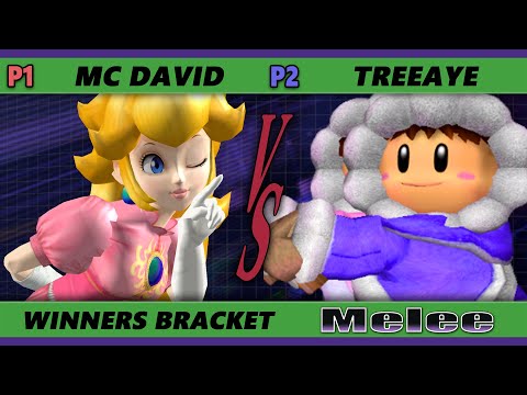 S@X 410 Winners Bracket - MC David (Peach) Vs. Treeaye (Ice Climbers) Smash Melee - SSBM